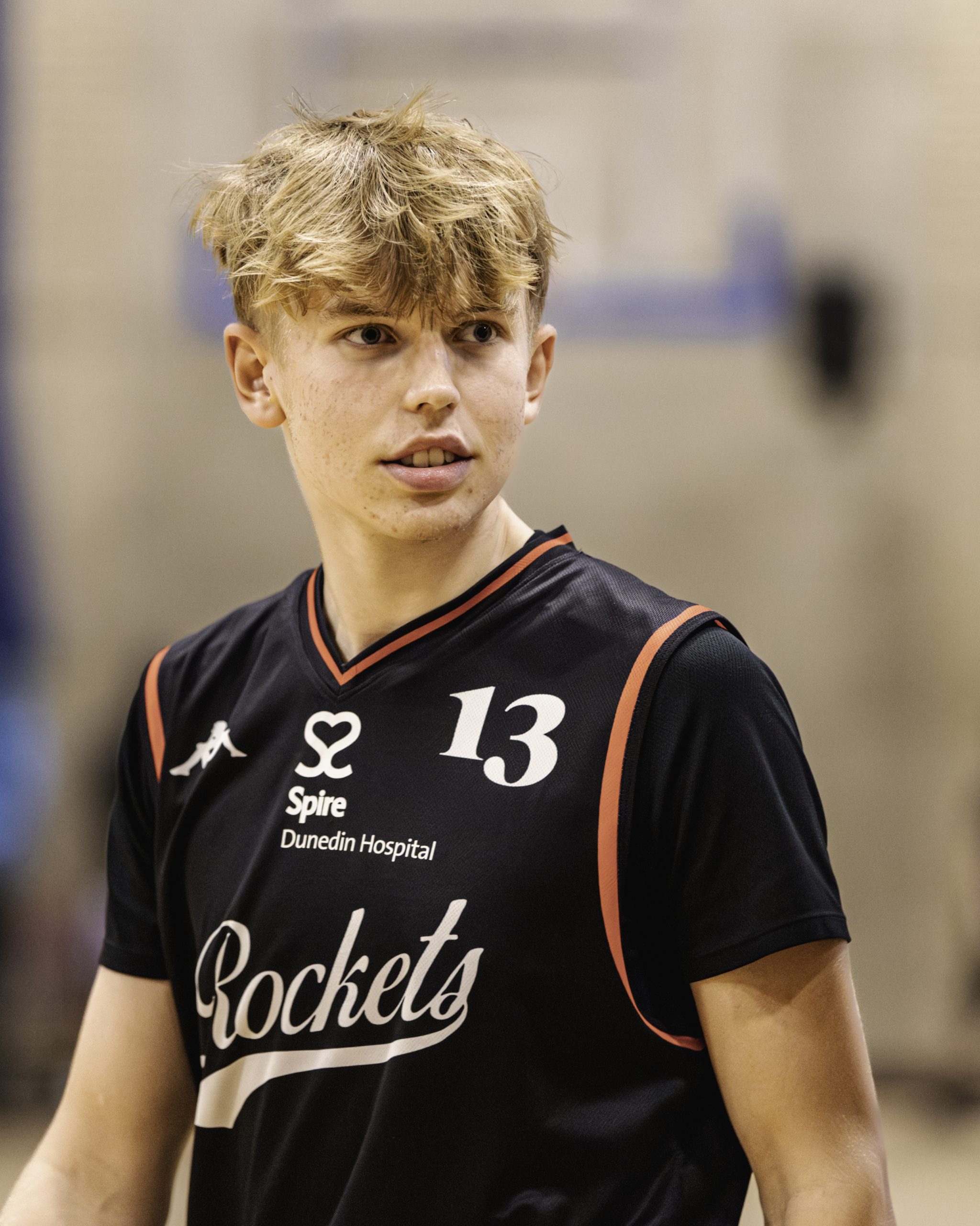 Picture of Justin Hopkins holding a basketball