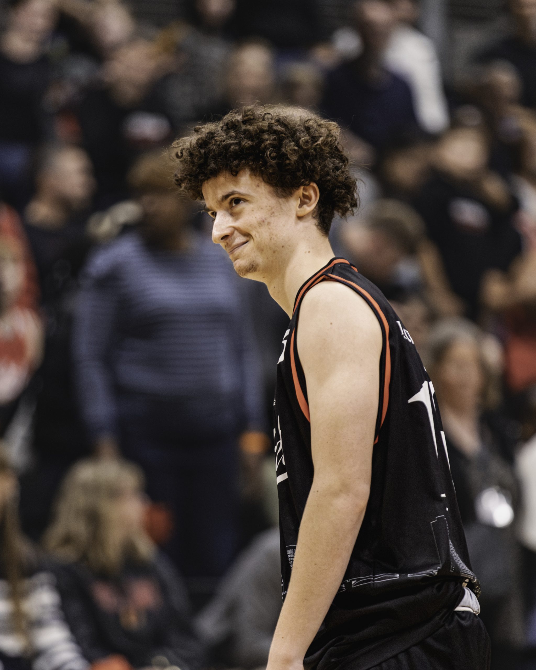Picture of Justin Hopkins holding a basketball