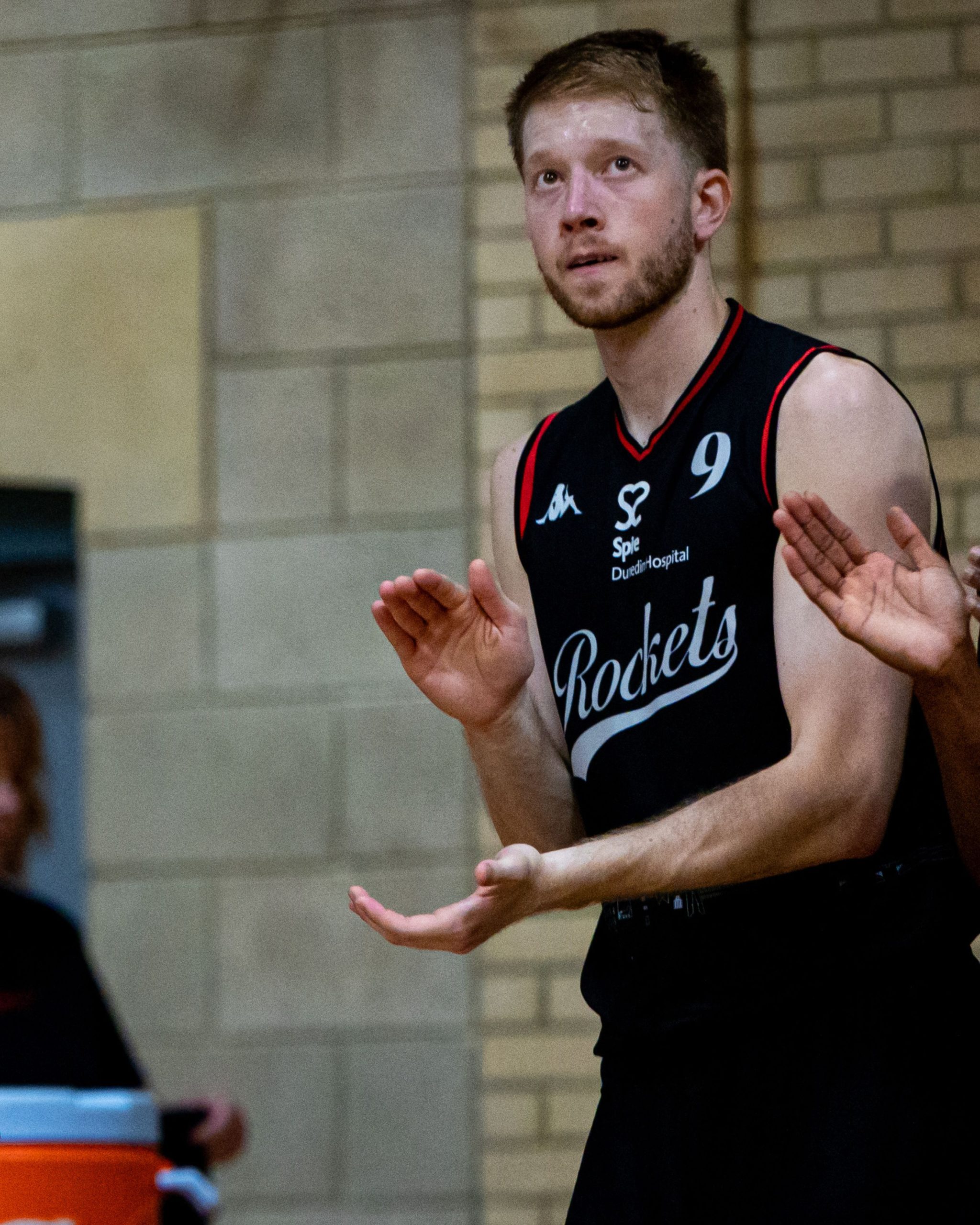 Picture of Isaac Spurrier holding a basketball