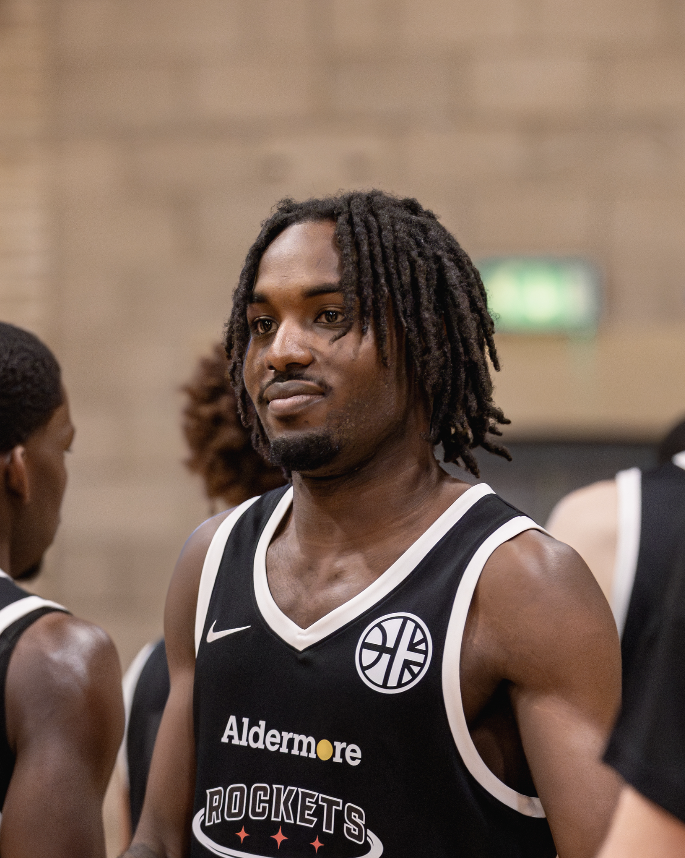 Picture of Justin Hopkins holding a basketball