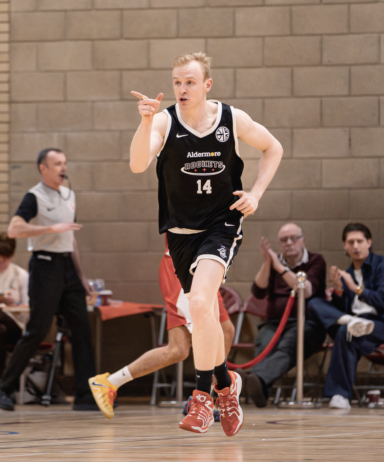 Picture of Justin Hopkins holding a basketball