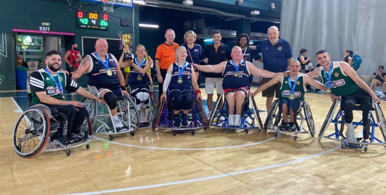 GB Masters Wheelchair Team Makes History in Athens