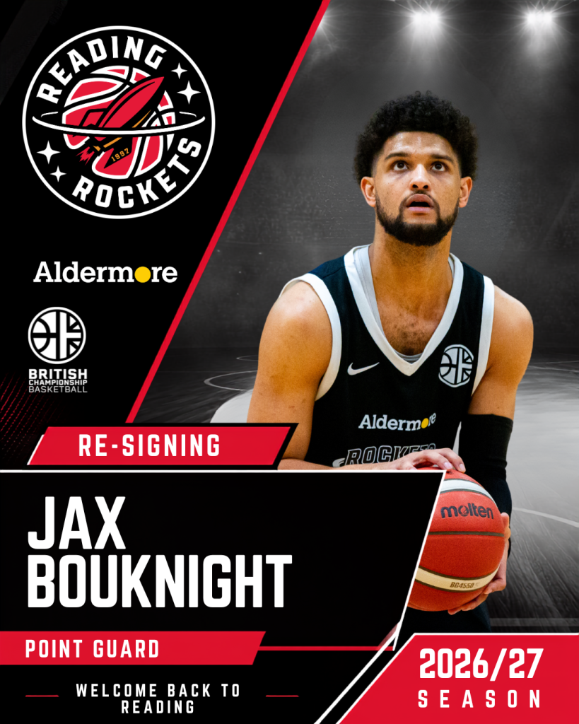 Jax Bouknight returns to Reading Rockets for the 2026/27 season